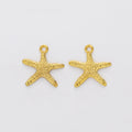 Zinc Alloy Starfish Charm Pendant No.969756 for DIY Necklace Bracelet Jewelry Making view 4