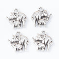 Zinc Alloy Elephant Charm Pendant No.093565 for DIY Necklace Bracelet Jewelry Making view 3