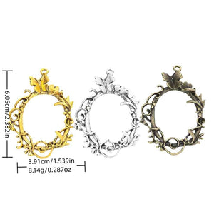 Zinc Alloy Wreath Charm Pendant for DIY Necklace Bracelet Jewelry Making