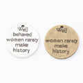 Zinc Alloy Letter Circle Charm Pendant for DIY Necklace Bracelet Jewelry Making view 4