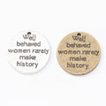 Zinc Alloy Letter Circle Charm Pendant for DIY Necklace Bracelet Jewelry Making view 1