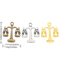 Zinc Alloy Libra Scale Charm Pendant for DIY Necklace Bracelet Jewelry Making view 1