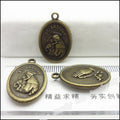 Zinc Alloy Jesus Charm Pendant No.439929 for DIY Necklace Bracelet Jewelry Making view 4