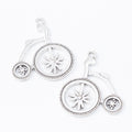 Zinc Alloy Wheelchair Charm Pendant for DIY Necklace Bracelet Jewelry Making view 3