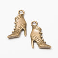 Zinc Alloy High Heel Charm Pendant No.701231 for DIY Necklace Bracelet Jewelry Making view 2