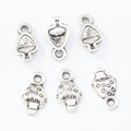 Zinc Alloy Mushroom Charm Pendant No.484852 for DIY Necklace Bracelet Jewelry Making view 3
