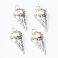 Zinc Alloy Ice Cream Charm Pendant No.609233 for DIY Necklace Bracelet Jewelry Making view 3