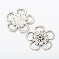 Zinc Alloy Flower Charm Pendant No.168071 for DIY Necklace Bracelet Jewelry Making view 3