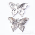 Zinc Alloy Butterfly Charm Pendant No.394358 for DIY Necklace Bracelet Jewelry Making view 2
