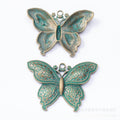 Zinc Alloy Butterfly Charm Pendant No.394358 for DIY Necklace Bracelet Jewelry Making view 3