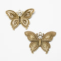 Zinc Alloy Butterfly Charm Pendant No.394358 for DIY Necklace Bracelet Jewelry Making view 4