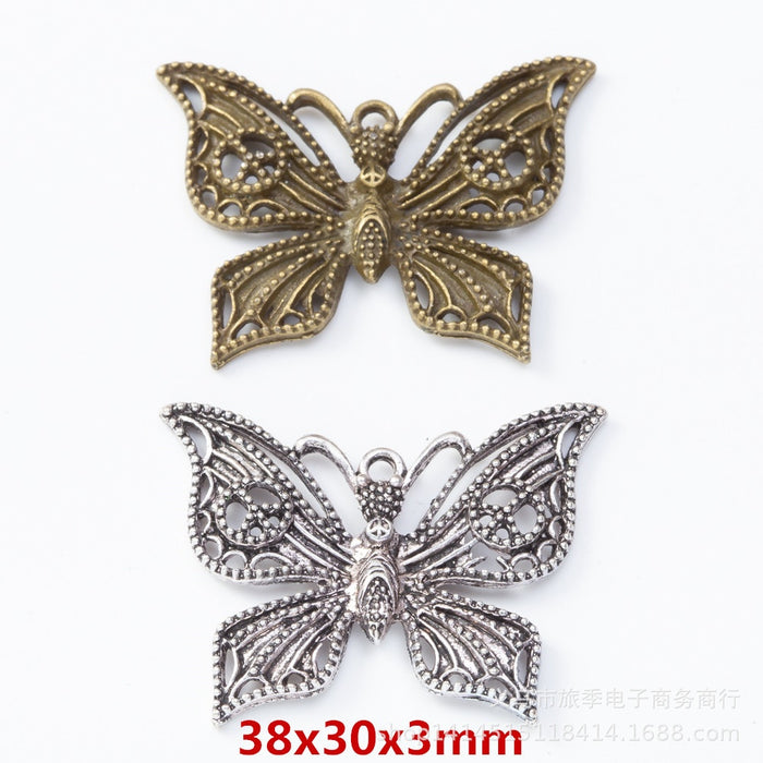 Zinc Alloy Butterfly Charm Pendant No.509144 for DIY Necklace Bracelet Jewelry Making