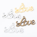 Zinc Alloy Love Charm Pendant No.098020 for DIY Necklace Bracelet Jewelry Making view 5