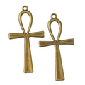 Zinc Alloy Cross Charm Pendant No.710835 for DIY Necklace Bracelet Jewelry Making view 2