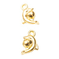 Zinc Alloy Dolphin Charm Pendant No.592327 for DIY Necklace Bracelet Jewelry Making view 3