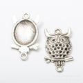 Zinc Alloy Owl Charm Pendant No.528125 for DIY Necklace Bracelet Jewelry Making view 3