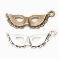 Zinc Alloy Mask Charm Pendant No.540936 for DIY Necklace Bracelet Jewelry Making view 4