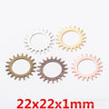 Zinc Alloy Gear Charm Pendant No.507773 for DIY Necklace Bracelet Jewelry Making view 1