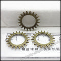 Zinc Alloy Gear Charm Pendant No.507773 for DIY Necklace Bracelet Jewelry Making view 3