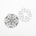 Zinc Alloy Flower Charm Pendant No.738320 for DIY Necklace Bracelet Jewelry Making view 3
