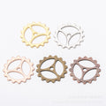 Zinc Alloy Gear Charm Pendant No.255276 for DIY Necklace Bracelet Jewelry Making view 5