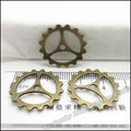 Zinc Alloy Gear Charm Pendant No.255276 for DIY Necklace Bracelet Jewelry Making view 3