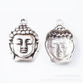 Zinc Alloy Buddha Head Charm Pendant No.528974 for DIY Necklace Bracelet Jewelry Making view 2