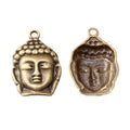 Zinc Alloy Buddha Head Charm Pendant No.528974 for DIY Necklace Bracelet Jewelry Making view 3