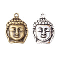 Zinc Alloy Buddha Head Charm Pendant No.528974 for DIY Necklace Bracelet Jewelry Making view 4