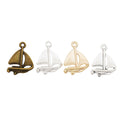 Zinc Alloy Sailboat Charm Pendant No.007569 for DIY Necklace Bracelet Jewelry Making view 5