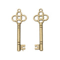 Zinc Alloy Key Charm Pendant No.863246 for DIY Necklace Bracelet Jewelry Making view 2