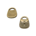 Zinc Alloy Handbag Charm Pendant No.690896 for DIY Necklace Bracelet Jewelry Making view 2