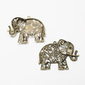 Zinc Alloy Elephant Charm Pendant No.022124 for DIY Necklace Bracelet Jewelry Making view 3