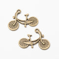 Zinc Alloy Bicycle Charm Pendant No.362605 for DIY Necklace Bracelet Jewelry Making view 2