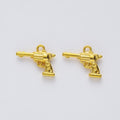 Zinc Alloy Pistol Charm Pendant No.934498 for DIY Necklace Bracelet Jewelry Making view 4