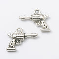 Zinc Alloy Pistol Charm Pendant No.934498 for DIY Necklace Bracelet Jewelry Making view 3