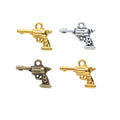 Zinc Alloy Pistol Charm Pendant No.934498 for DIY Necklace Bracelet Jewelry Making view 5