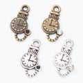 Zinc Alloy Clock Charm Pendant No.509794 for DIY Necklace Bracelet Jewelry Making view 4