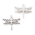 Zinc Alloy Dragonfly Charm Pendant No.783419 for DIY Necklace Bracelet Jewelry Making view 2