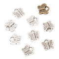 Zinc Alloy Butterfly Charm Pendant No.415103 for DIY Necklace Bracelet Jewelry Making view 4