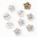 Zinc Alloy Butterfly Charm Pendant No.415103 for DIY Necklace Bracelet Jewelry Making view 1