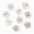 Zinc Alloy Butterfly Charm Pendant No.415103 for DIY Necklace Bracelet Jewelry Making view 3