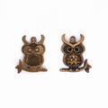 Zinc Alloy Owl Charm Pendant No.671060 for DIY Necklace Bracelet Jewelry Making view 4