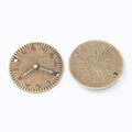 Zinc Alloy Clock Charm Pendant No.687433 for DIY Necklace Bracelet Jewelry Making view 2