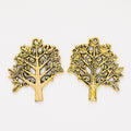 Vintage Alloy Tree Pendant Charm For DIY Jewelry Accessories Necklace And Craft Making view 4