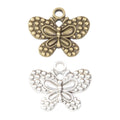 Zinc Alloy Butterfly Charm Pendant No.273822 for DIY Necklace Bracelet Jewelry Making view 4