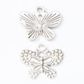 Zinc Alloy Butterfly Charm Pendant No.273822 for DIY Necklace Bracelet Jewelry Making view 3