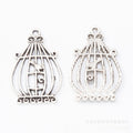 Zinc Alloy Birdcage Charm Pendant No.330078 for DIY Necklace Bracelet Jewelry Making view 3