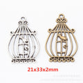 Zinc Alloy Birdcage Charm Pendant No.330078 for DIY Necklace Bracelet Jewelry Making view 1