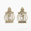 Zinc Alloy Birdcage Charm Pendant No.330078 for DIY Necklace Bracelet Jewelry Making view 2